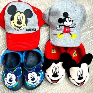 Toddler - Mickey Mouse crocs and Disney essentials bundle